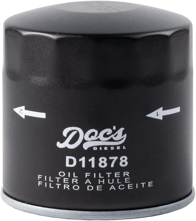 Doc's Diesel Oil Filter 12-Pack D11878-12 | Compatible with Chevrolet/GMC 6.6L Duramax 2500HD, 3500HD 2020+ | Replaces PF26