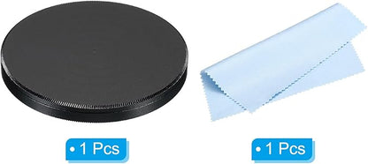 PATIKIL 58mm Lens Cap, Camera Lens Cap Cover Universal Lens Filter Stack Cap Front Metal Protective Case Cover with Cleaning Cloth for Photography Camera Filter