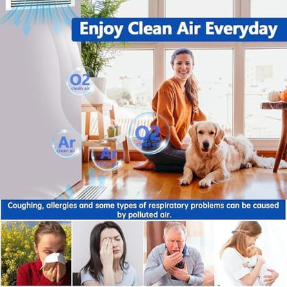 Air Vent Filters,20"x100"Cut to Fit Air Filter Material (80+Filters),MERV 8 Electrostatic Air Vent Filter for Home Floor, Grilles, Ceiling, HVAC Furnace Vents, With 48PCs Adhesive Hook Tape