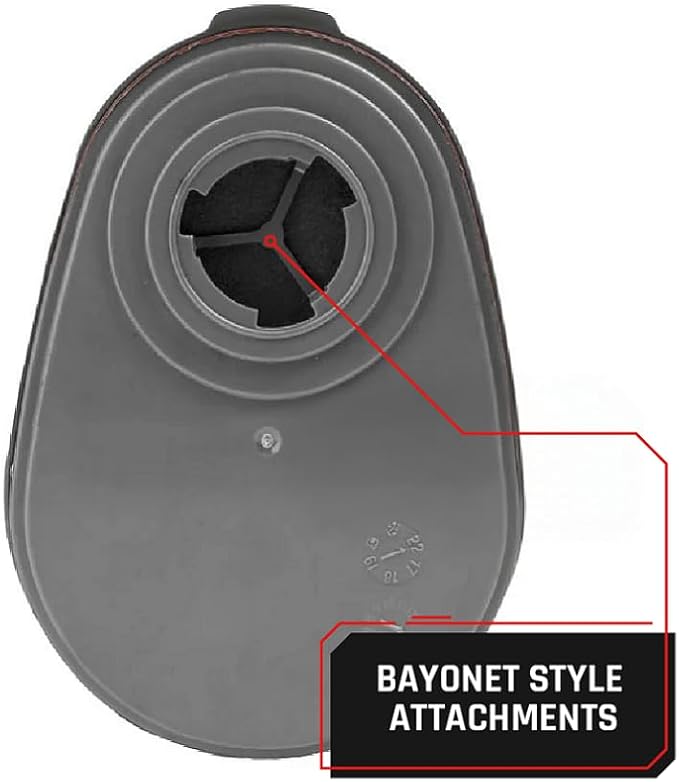 P-A-3 Organic Vapor & Particulate Filter Cartridge A1P2 - Bayonet-Style Replacement Filters for Mask & Respirator - Filters Chemical, Smoke, Dust, Paint, Resin, Woodworking, Welding, Sanding