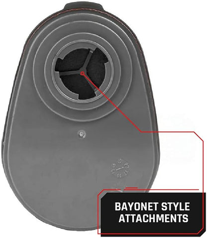 P-A-3 Organic Vapor & Particulate Filter Cartridge A1P2 - Bayonet-Style Replacement Filters for Mask & Respirator - Filters Chemical, Smoke, Dust, Paint, Resin, Woodworking, Welding, Sanding