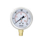 0-300 Psi Glycerin Liquid Filled Pressure Gauge, 2.5" Dial Size, 1/4" NPT Lower Mount, 304 Stainless Steel Case, for Pool Pump Sand Filter Air Compressor, Water Oil Air Pressure Test