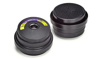 MSA 10080456 OptimAir TL Powered Air-Purifying Respirator Cartridge - OptiFilter: Multigas (AG, AM, FM, HE, OV), Quantity: 6 per Pack, Dusts/Particles/Mists Cartridge