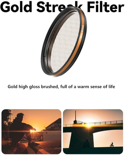 Fotorgear 67mm Phone Filter Storage Bag, Leather filter storage bag Clip On Filters Kit for Phone & Camera 67mm Adapter Ring, Phone Lens Clip Compatible with iPhone(Bag Only)