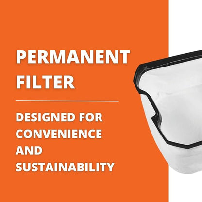 Fein Permanent Filter Bag for Fleece Filter Bag Replacement - High-Capacity, Excellent for Dust Control in Turbo I and II Dust Extractors - 31345064010