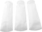 Filter Bag PP Non-Woven for Treatment, 25µm 50µm 100µm 150µm, Reusable Thermal Fixed Wool Monofilament Fabric, White Ø 105 mm x 380 mm(25um-3pcs)