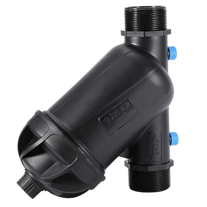 Gardening Filter Irrigation Filter Y Type Mesh Drip Irrigation Filtration Equipment for Greenhouse Agricultural Farm Garden Plastic MNPT 2in DN50 120mesh (Small)