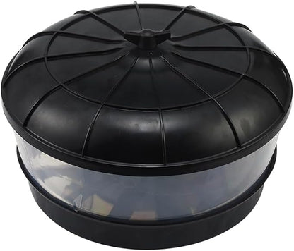 Universal Air Pre-Cleaner Assembly 5 Inch Inner Diameter Intake Inlet, with Pipe Clamp Hoop Clip Ring, Replacement Parts for Tractors, Excavators, Loaders