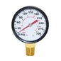Joywayus Pressure Gauge 0 to 300 PSI Brass 1/4" Male NPT Thread Lower Mount, Multiple Function