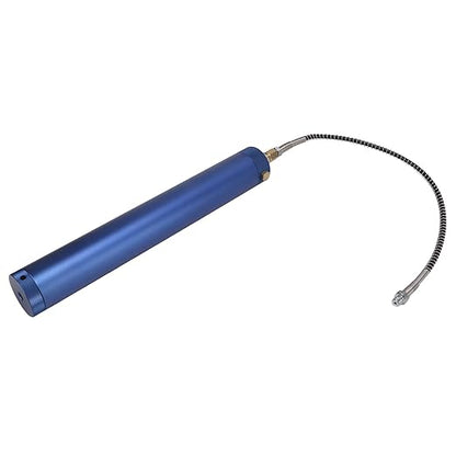 High Pressure Air Filter Oil Water Separator, Compressor Filtration System, 4500psi Aluminium Alloy L340mm OD50mm Blue, Oil Water Filter with Safety Valve for Diving and Industrial