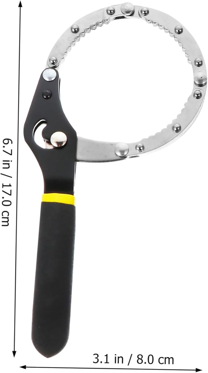 2pcs Adjustable Oil Filter Wrench Tool for Easy Removal of Oil Filters Compatible with Small to Medium Trucks and Farm Equipment