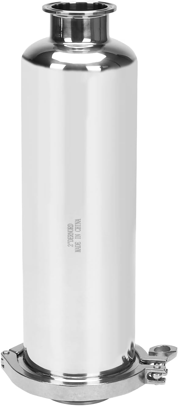DERNORD 2 Inch Tri-Clamp Filter - Sanitary Fittings Inline Straight Strainer SS304 with 30 Mesh Stainless Steel Screen