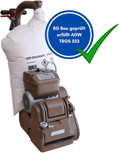 5-Pack UNITEX® WORKSAFE 16-20 Gal Disposable Filter Bags – 2-in-1 System for Construction Vacs with 2-2.5" Inlet – OSHA/H-Class Compliant – Heavy-Duty Fleece for Floor Sanders, Wood Dust & Jobsite