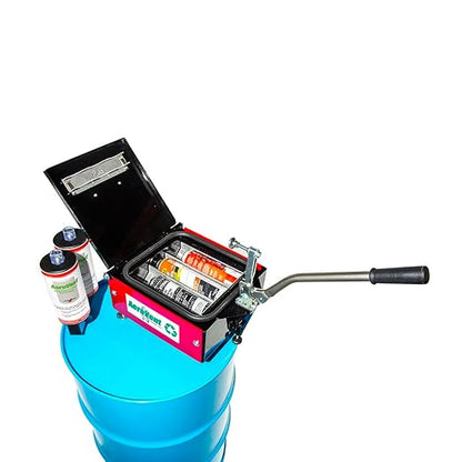 AeroVent 3X Aerosol Can Disposal System (Part #10004721) | Processes 3 Cans Simultaneously | Fits Cans Up to 3" Diameter & 10.5" Length | Viz-a-Ball Indicator | Heavy-Duty Steel | Made in USA
