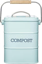Kitchen Craft Living Nostalgia Vintage Blue Compost Bin LNCOMPBLU