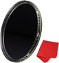 Breakthrough Filters 6 Stops 58mm Dark CPL Combination Circular Polarizer and Neutral Density Filter As One Filter