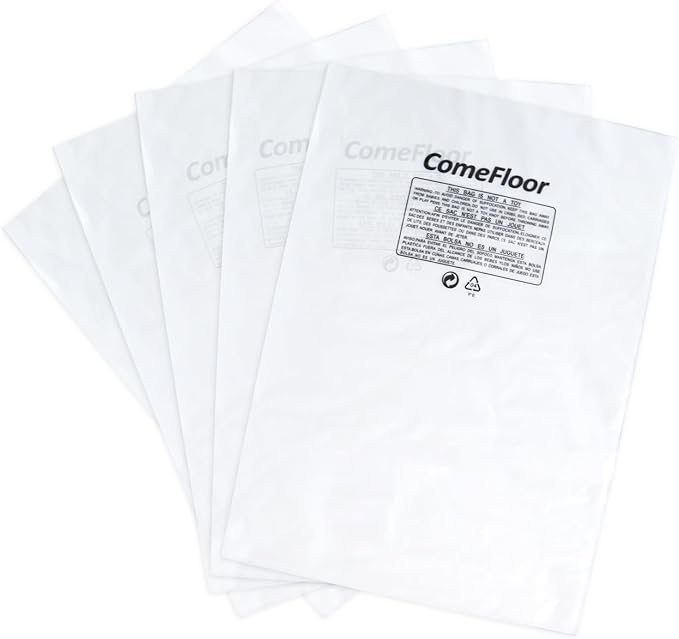Clear Plastic Dust Collector Replacement Bag Fit 20-Inch Diameter Filter Drums, Upgraded Heavy-Duty Woodworking Bags, 20” Dia X 43” Length x 5-Pack