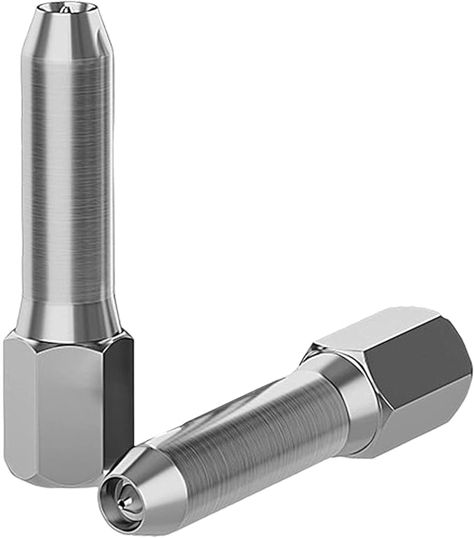 Pack of 2 Grease Nozzles with Leakproof Design & Built in Filter Suitable for Excavators Heavy Machinery Maintenance Fast Release Grease Nozzle