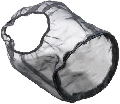 Universal Air Filter Cover, Air Filter Wrap for Motorcycle Car Air Intake Filter Protective Cover Dustproof Waterproof Universal Accessories (Filter S), Pack of 4
