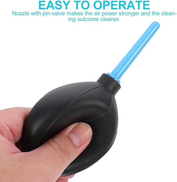 DECHOUS 4pcs Camera Dust Cleaner Air Blower Compressor for DSLR Sensor Lens Filter Cleaning, Portable Squeeze Ball Pump Dust Removal Tool for Photography Equipment