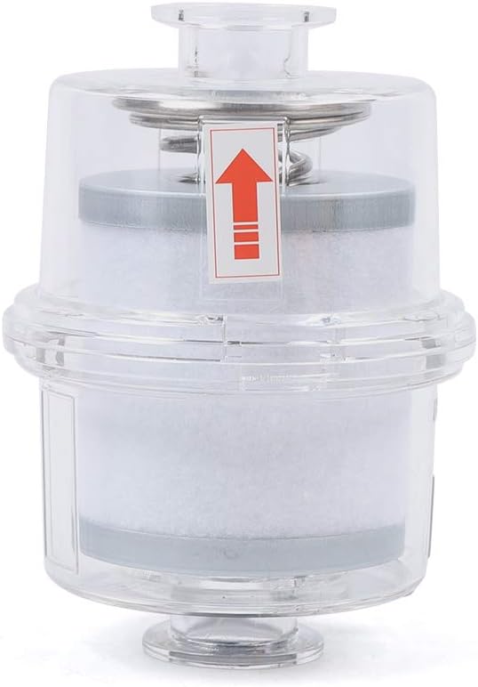 YIYIBYUS New Oil Mist Filter for Vacuum Pump Fume Separator Exhaust Filter KF25 Interface High Efficiency Filtration 95%