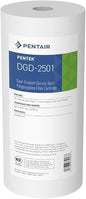 Pentair Pentek DGD-2501 Big Blue Water Filter, 10-Inch Whole House Sediment Filter Cartridge Replacement, Dual-Gradient Density Spun Polypropylene, 10" x 4.5", 1 Micron, Pack of 1