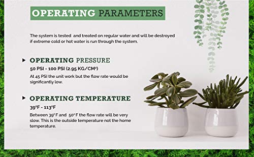 4 Stage - Hydroponics Reverse Osmosis Water Filtration System | 100 GPD | Water Purifier for Indoor or Outdoor Garden Use | Hydroponics Growing System by Oceanic Water Systems.