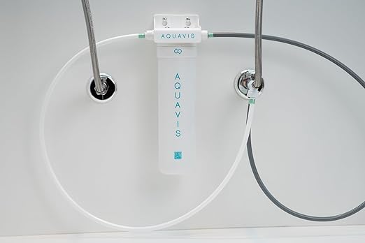 Aquavis Pulse 10 Under Sink Water Filter System, Third-Party Tested, Removes Lead, PFAS, Chlorine, Microplastics, VOCs, High-Flow Activated Carbon Filtration, DIY 15-Min Install, 750 Gallons Capacity