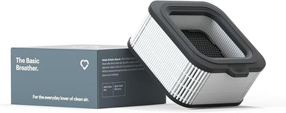 Mila Air Authentic Basic Breather H12 HEPA Home Replacement Filter, Genuine Mila Air Filter, Removes Dust, Particulates, Pollution, Ideal for Large Room or Bedroom