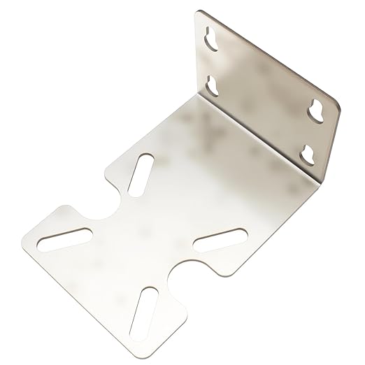 FDXGYH 2 Pcs Stainless Steel Water Filter Housing Bracket Water Purifier RO Machine Metal Housing Fixed Bracket [10-inch/20-inch, 1.7mm Thickness]