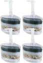 CNZ XY-2008 Corner Filter Air Driven Bio Sponge Up to 15 gallons, 4-Pack