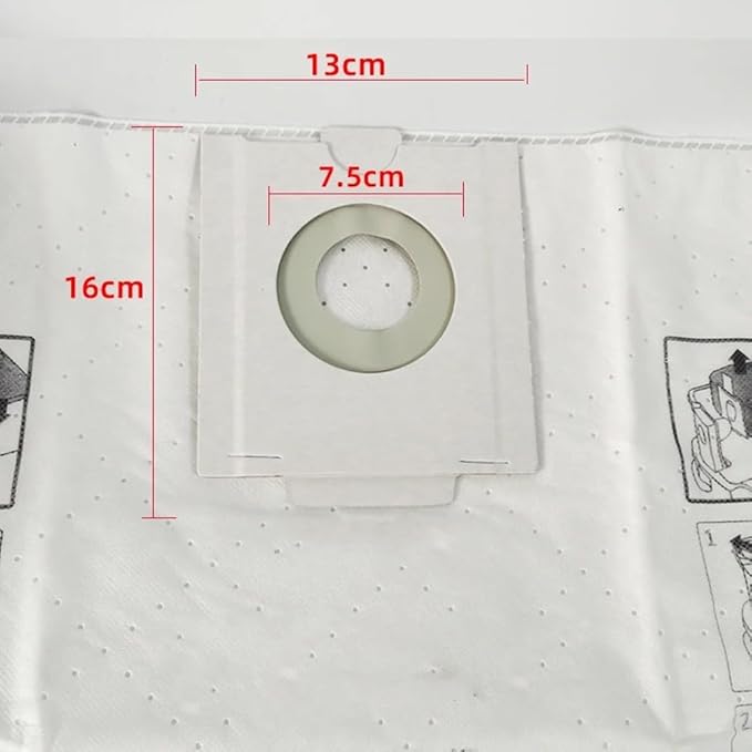500438 Filter Bag for SC FIS-CT SYS/5 26L and 36L Vacuum Cleaners, for CT36/26 Models, Fiber Cloth Dust Bag for Dry Grinder Vacuums(CT36)