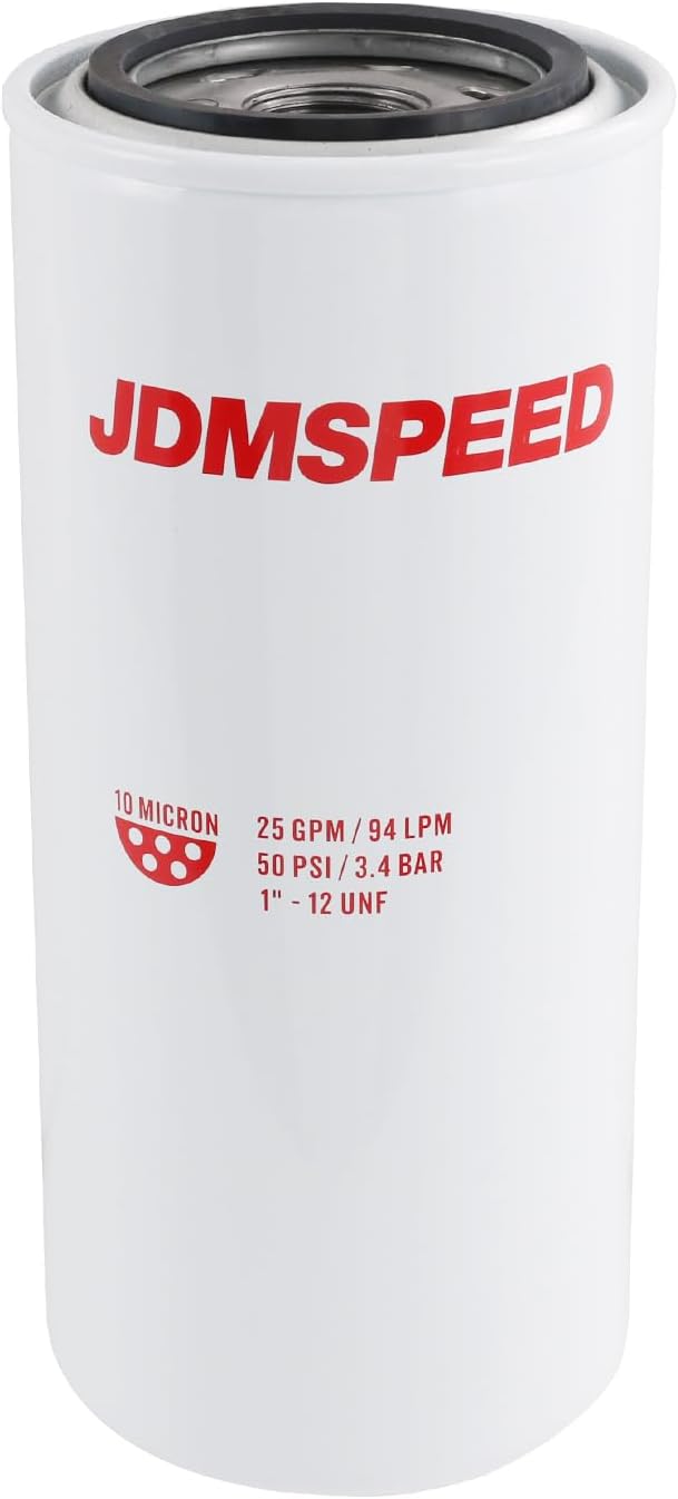 F1810PM0 Fuel Filter Element Spin-on Particulate Replacement for 1200KTG9075 Filter Head 25 GPM 1-12 UN 10 Micron Carbon Steel Canister