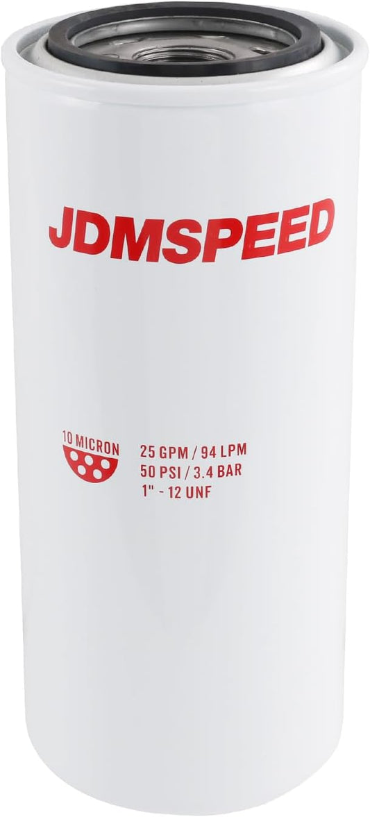 F1810PM0 Fuel Filter Element Spin-on Particulate Replacement for 1200KTG9075 Filter Head 25 GPM 1-12 UN 10 Micron Carbon Steel Canister
