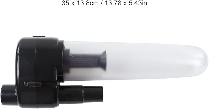 Vacuum Cleaner Dust Collector Filter, ABS Material with 2pcs Connectors for 32mm and 34.5mm Hoses - Motor Protection, Reusable Water - Washable, Durable and Lightweight