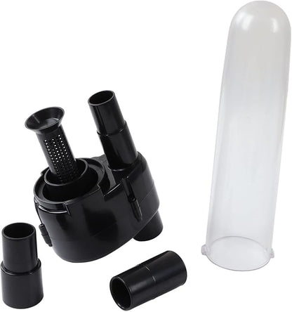 Vacuum Cleaner Dust Collector Filter, ABS Material with 2pcs Connectors for 32mm and 34.5mm Hoses - Motor Protection, Reusable Water - Washable, Durable and Lightweight