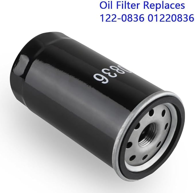 122-0836 Oil Filter 140-3116 Air Filter for Cummins Onan 5500 7000 RV Generators HGJAA HGJAB HGJAC Marquis Gold/RV QG Marquis Platinum QG EFI-Oil Change Kit