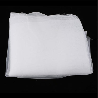Silk Screen Printing Mesh, 100/110/120/140/160/180/200/250/300Mesh, White Yellow for Screen Printing Machine Equipment Accessories, Filter Painting, Polyester Fabric (120M/48T White)