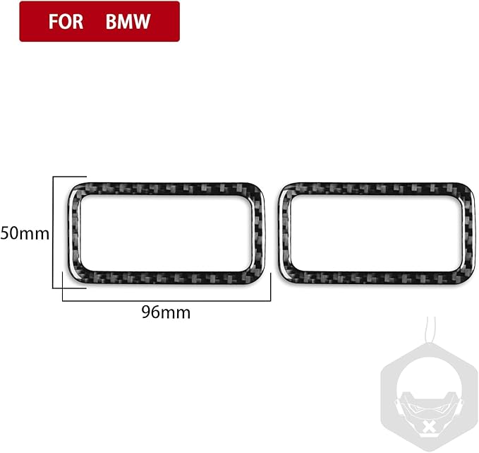 Carbon Fiber Interior Full compatible with BMW X5 2 pieces of mist elimination air vents on both sides-1