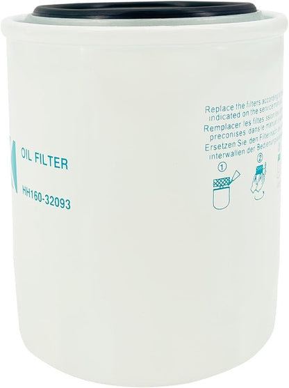 6C060-99410 Outer Air Filter HH160-32093 Oil Filter Maintenance Kit for Kubota B26 B2100 B2400 B2410 B2630 B2910 B3030 B7400 B7500 B7510 B7610 with HH670-37710 Filter HH660-36060 Oil Filter
