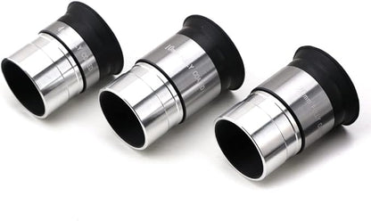 Multi-Coated Telescope Eyepiece Set - 1.25 inch - Upgraded with Soft Eyecup [4mm, 10mm, 20mm]