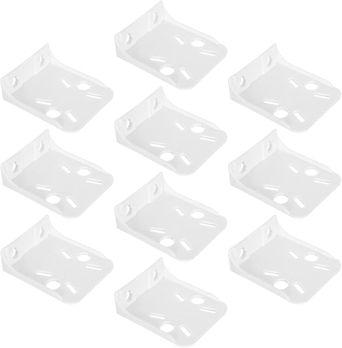 BESTYASH 10 Pcs Wall Mounting Water Filter Brackets Plastic Housing Rack for Kitchen Water Purifier Accessories Easy Tool-Free Installation