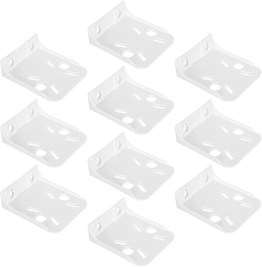 BESTYASH 10 Pcs Wall Mounting Water Filter Brackets Plastic Housing Rack for Kitchen Water Purifier Accessories Easy Tool-Free Installation
