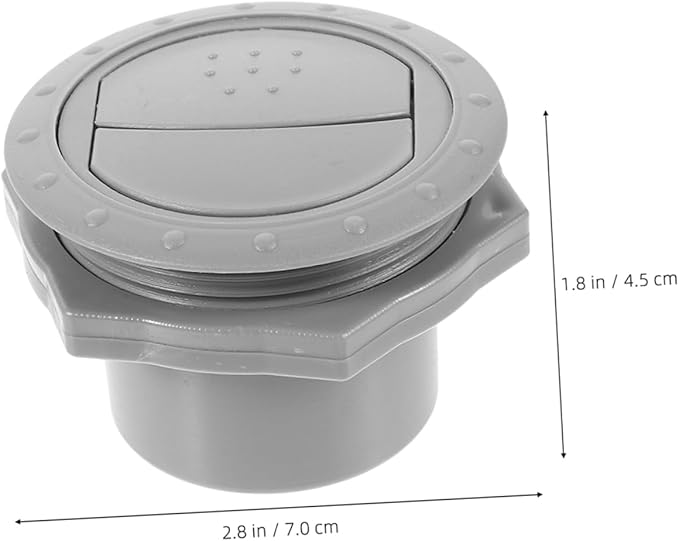 Cabilock 2pcs Air Conditioning Outlet Small Vent Return Adjustable Air Vent Louver Spherical Air Vent Greenhouse Vent Round Vent Foundation Vents Vinyl Soffit Attic Vent Plastic