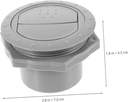 Cabilock 2pcs Air Conditioning Outlet Small Vent Return Adjustable Air Vent Louver Spherical Air Vent Greenhouse Vent Round Vent Foundation Vents Vinyl Soffit Attic Vent Plastic