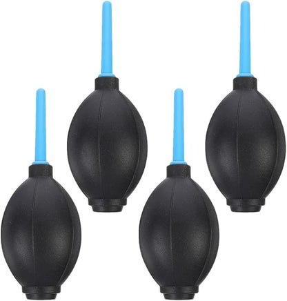 DECHOUS 4pcs Camera Dust Cleaner Air Blower Compressor for DSLR Sensor Lens Filter Cleaning, Portable Squeeze Ball Pump Dust Removal Tool for Photography Equipment