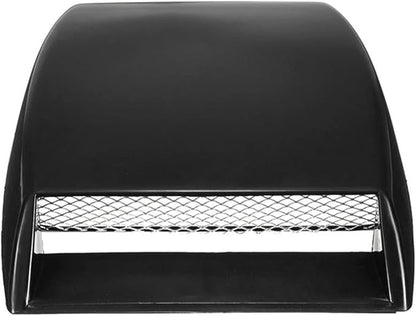 Car Air Flow Intake Hood Scoop Vent Bonnet Decorative Covers Kit Universal Compatible With BMW And Audi Compatible With Benz And Focus(Black)