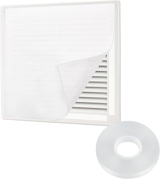 Complete Air Vent Filter Kit, 78.7 Inches * 39.3 Inches,Electrostatic Media，Free Cutting, Captures Dirt, Dust, Smoke, Pollen Size Particles Air Vent Filter with Adhesive Tape, 1-Pack