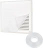 Complete Air Vent Filter Kit, 78.7 Inches * 39.3 Inches,Electrostatic Media，Free Cutting, Captures Dirt, Dust, Smoke, Pollen Size Particles Air Vent Filter with Adhesive Tape, 1-Pack