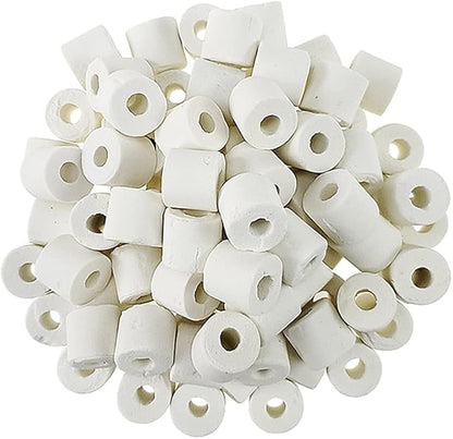 Aquarium Ceramic Ring 420g Bio Ceramic Media Ring for Aquarium Filter Replacement Biological Material Remover for Aquarium Fish Tank Pond Filter
